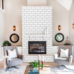 Papel de Parede Adesivo Cozinha Alta Temperatura Azulejo Metro White - 2