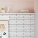 Ver imagem 6 de Papel de Parede Adesivo Cozinha Alta Temperatura Azulejo Metro White