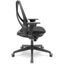 Ver imagem 4 de Cadeira de Escritório Presidente Giratória Executiva Ergonômica Kron P03 Crepe Preto - Lyam Decor