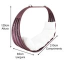 Ver imagem 2 de Big Balanço Tailândia em Alumínio com Almofadas Impermeáveis Jardim, Piscina, Área, Edícula Trama Or