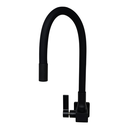 Ver imagem 2 de Torneira All Black Quadrada Tubo Silicone Parede Preta