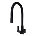 Ver imagem 1 de Torneira All Black Quadrada Tubo Silicone Parede Preta