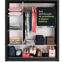 Ver imagem 5 de Guarda-roupa Casal Mônaco 3 Portas Preto/Cinza Preto/Cinza