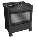 Ver imagem 1 de Fogão Mueller MFV5BB 5 Bocas Automático Mesa Vidro Temperado com Ultra Chama