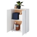 Ver imagem 3 de Balcão para Lavanderia 53,5x74cm com 2 Portas e Prateleira Branco BMU28