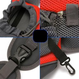 Bolsa Canguru Gato Cachorro Pet Cao Mochila Animal de Estimaçao Carregador Pequeno Porte Ombro Costa - 6