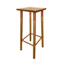 Ver imagem 4 de Kit 5 Banquetas Bistro Industrial Colors Ferro e Madeira Maciça - Cobre