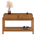 Ver imagem 4 de Aparador Buffet para Sala de Jantar e Estar Lizz 2 Gavetas e Pés Madeira Maciça Casa D