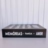 Livro Caixa Porta Objetos Preto para Decorar com Tampa - 2