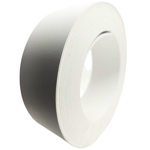 Fita Abs Branca Texturizado 64mm X 2mm X 10m para Moveis Acabamento Mdf