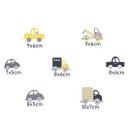 Ver imagem 1 de Adesivo de Parede Carrinhos Modernos Adesivos Primeiro Quarto carros modernos para quartos de menino