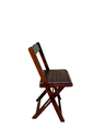 Ver imagem 2 de Conjunto Mesa Dobrável 70x70 Cm C/4 Cadeiras - Imbuia
