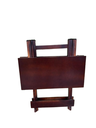 Ver imagem 4 de Conjunto Mesa Dobrável 70x70 Cm C/4 Cadeiras - Imbuia