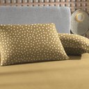 Ver imagem 3 de Jogo de Cama King 3 Peças Malha Fio Penteado Bits Amarelo
