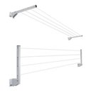 Ver imagem 1 de Varal de Roupa Dobravel Retratil Pratico 100% Aluminio Não Enferruja