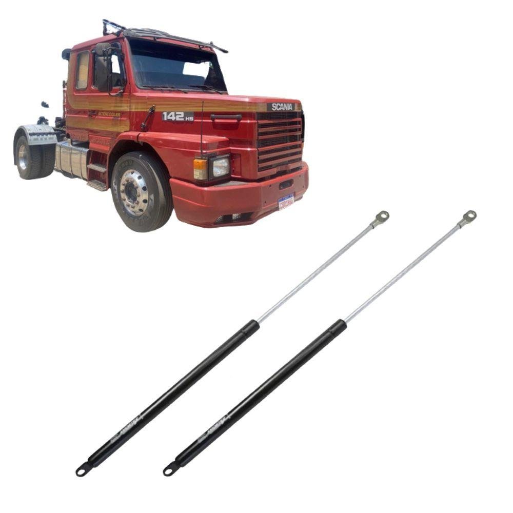 Par Amortecedor Pistão a Gás Tampa Frontal Motor Scania R142 ...