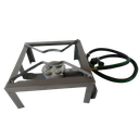 Ver imagem 4 de Fogão Aço Pintado 1 Boca Super Chamas Meia Chapa