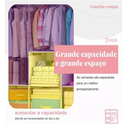 Ver imagem 6 de Organizadores de Roupa Dobrável 2 Portas Armário para Casa