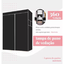 Ver imagem 4 de Organizadores de Roupa Dobrável 2 Portas Armário para Casa