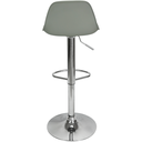 Ver imagem 5 de Kit 3 Banquetas Joly Luisa Eames Saarinen Base Giratória Cromada - Cinza