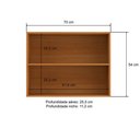 Ver imagem 4 de Armário Aéreo Ibiza 70 Cm 2 Portas Casamia 4375