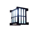 Ver imagem 1 de Arandela Luminária de Parede Rustica Oriental Japonês Artesanal Madeira Sala Pousada Hotel