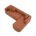 Ver imagem 6 de Sofá Orgânico Módulo Curvo Siena 2,6MTS Boucle Terracota - Montanari'S Decor