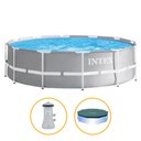 Ver imagem 3 de Piscina Intex 4.485 Litros Prism Estrutural + Capa + Bomba Filtrante 220v