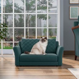 Caminha Cama Sofá Poltrona Pet Gato Cachorro Atualle Color:azul Esverdeado - 3