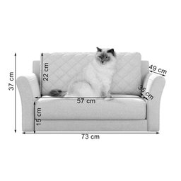 Caminha Cama Sofá Poltrona Pet Gato Cachorro Atualle Color:azul Esverdeado - 2