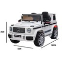Ver imagem 4 de Carro Elétrico Infantil 12V Mercedes AMG G63 - SUV Importway - Branco