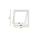 Ver imagem 5 de Vitro Maxim Ar Alumínio Branco 80x80