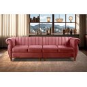 Ver imagem 2 de Sofá Realeza 4 Lugares Cor:suede Rosa 280