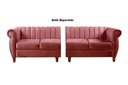 Ver imagem 3 de Sofá Realeza 4 Lugares Cor:suede Rosa 280