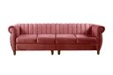 Ver imagem 1 de Sofá Realeza 4 Lugares Cor:suede Rosa 280