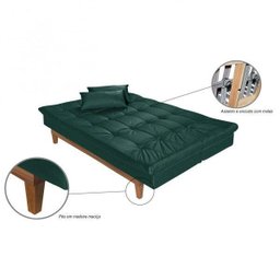 Sofá Cama 3 Lugares 5 Posições Versátil Madero  - 8