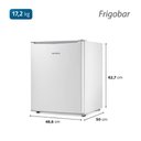 Ver imagem 7 de Frigobar Mondial 73l Porta Reversível 7 Níveis de Controle de Temperatura Branco 127v - Fgb-01-w80