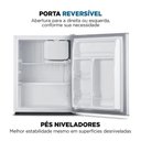 Ver imagem 5 de Frigobar Mondial 73l Porta Reversível 7 Níveis de Controle de Temperatura Branco 127v - Fgb-01-w80