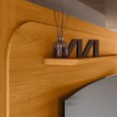 Ver imagem 5 de Painel Rack de Tv Curvo Nilo 2m com Rodizios Eras 955 Madetec