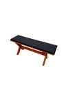 Ver imagem 6 de Mesa para Área Externa com 2 Bancos sem Encosto Estofado 120x80cm Kit Churrasco Mel