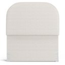 Ver imagem 5 de Cabeceira Cama Box 100cm Orgânica Lanna W01 Bouclê Cru - Lyam Decor