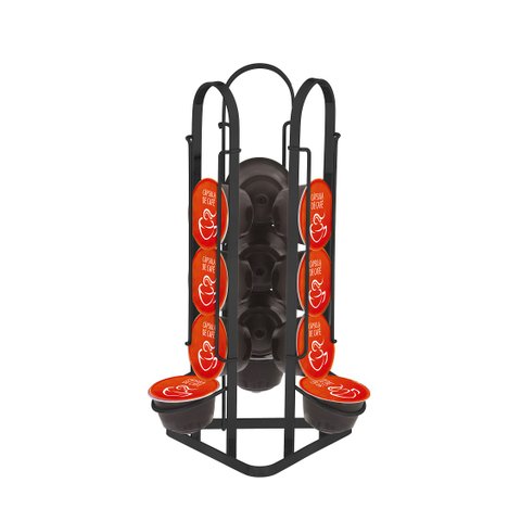 Suporte Triplo Cápsulas de Café Nespresso Black - Cód 07124
