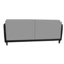 Ver imagem 3 de Sofá Modular 3 Lugares Filipi 2,12m Linho Cinza - Corino Preto