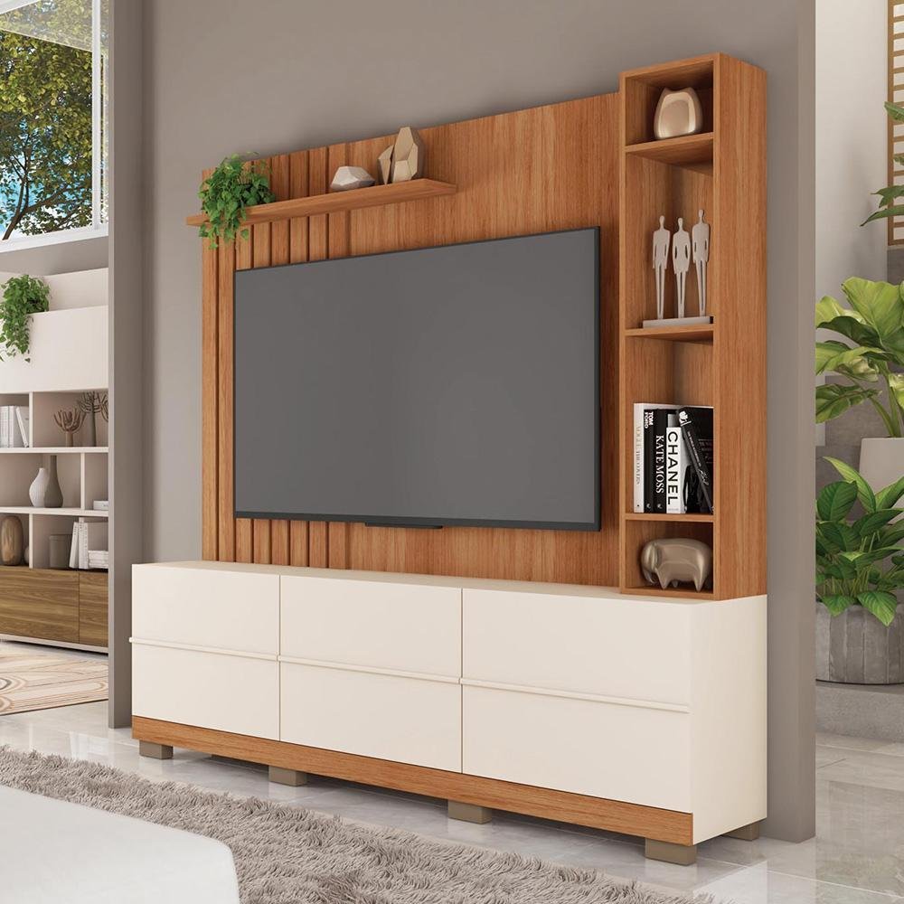 Estante Home para Tv até 70 Polegadas Space Marrom Caemmun - 2