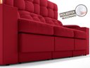 Ver imagem 7 de Sofá com Porta Copos e Carregador USB Eureka 2,30m Assento Retrátil e Reclinável Velosuede
