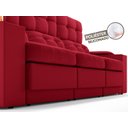 Ver imagem 7 de Sofá com Porta Copos e Carregador USB Eureka 2,30m Assento Retrátil e Reclinável Velosuede