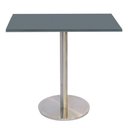 Ver imagem 1 de Mesa Bistrô Beta 112,50 Cm (alt) Disco Redondo Tampo Mdp Quadrado 60 Cm (larg) X 2,50 Cm (alt)