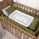 Ver imagem 3 de Trança Protetora para Berço e Cama Percal Verde Oliva