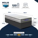 Ver imagem 3 de Cama Box Baú com Colchão Gazin de Molas Ensacadas One Face Air Up Solteiro 88cm