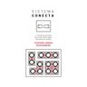 Mini Spot dicroica de embutir recuado Quadrado LED 3,5w - Branco - 4000K - 5
